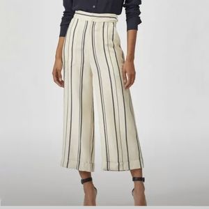 Equipment Kalil Striped Prestine Eclipse Culottes Crop Wide Leg Pant Trouser NWT